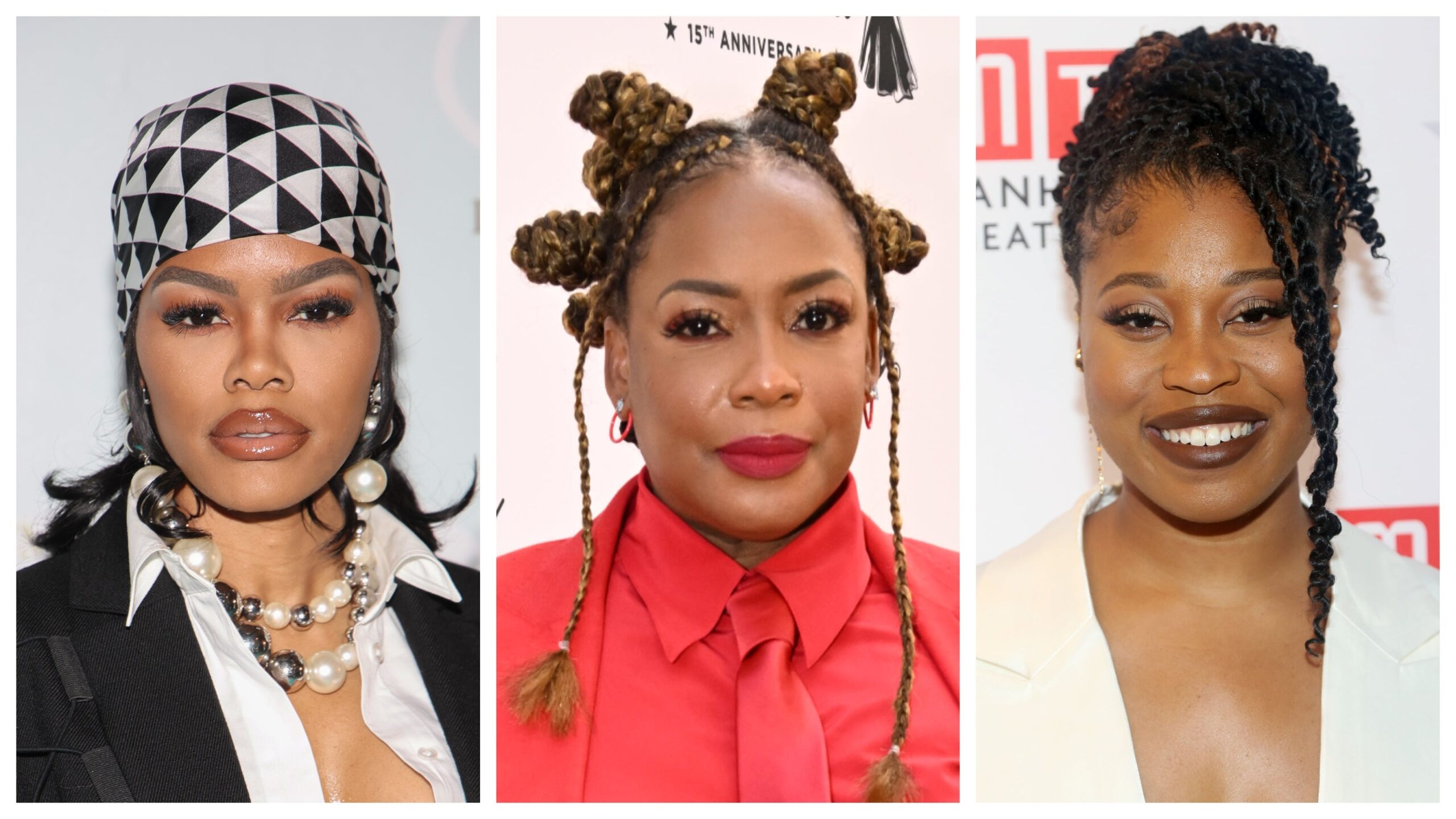 Teyana Taylor, left; Aunjanue Ellis, and Dominique Fishback. Photo: Getty Images Daniele Venturelli; Dan Steinberg/Billboard/Penske Media; Bruce Glikas