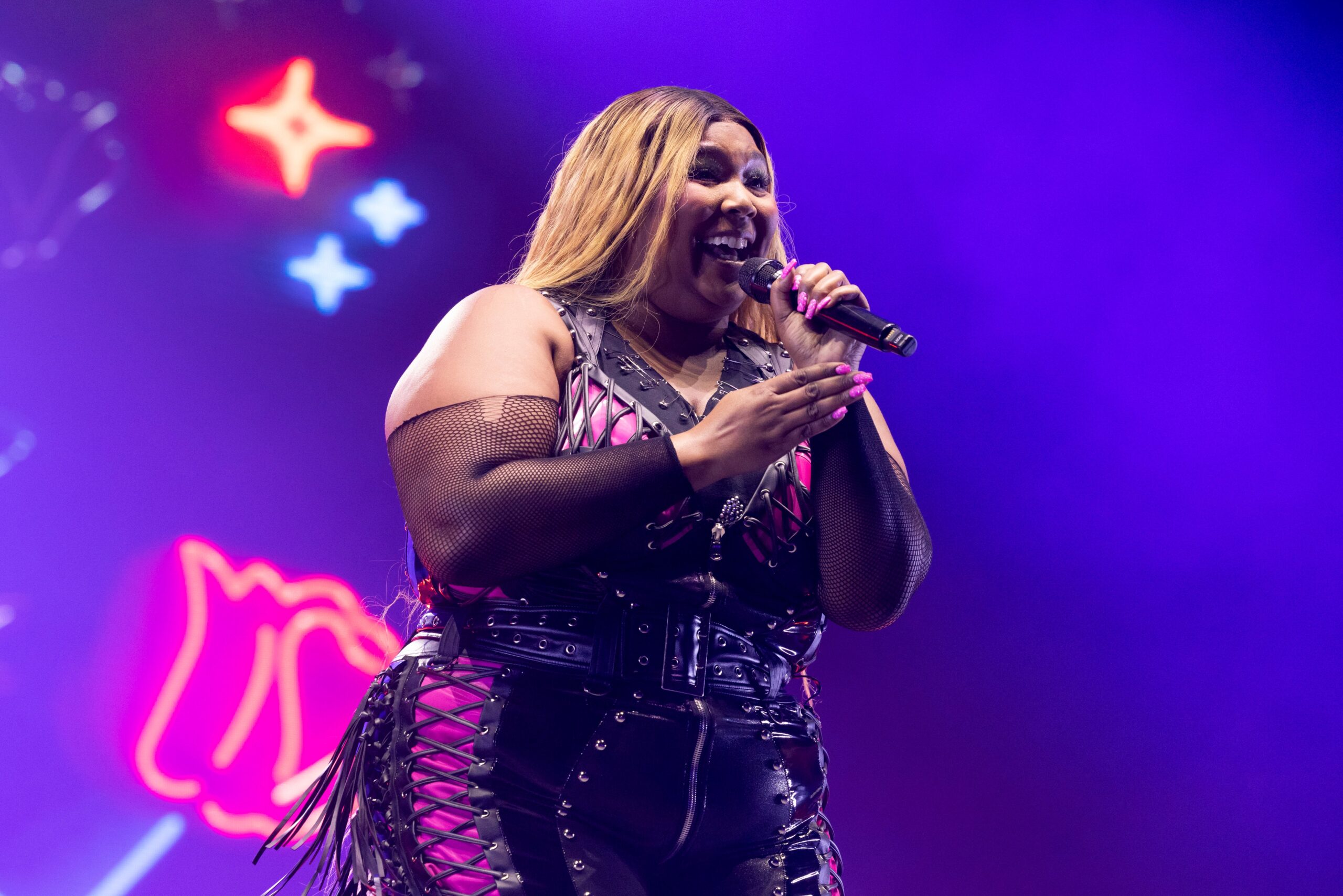 Lizzo performs on stage at Splendour in the Grass 2023 on July 21, 2023 in Byron Bay, Australia. Photo: Getty Images Matt Jelonek