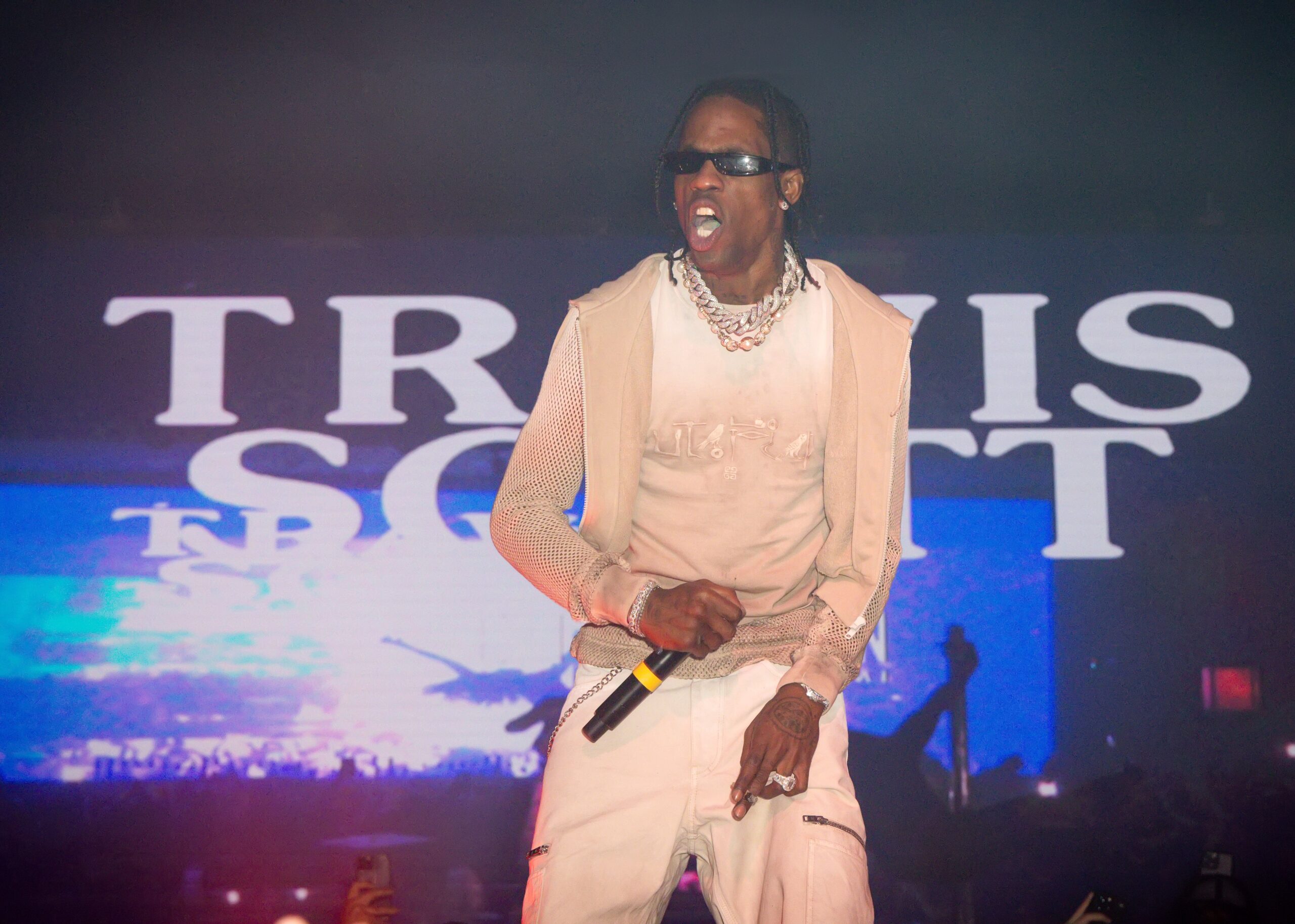 Travis Scott performs at E11EVEN Miami on July 22, 2023 in Miami, Florida. Photo: Getty Images Alexander Tamargo for E11EVEN