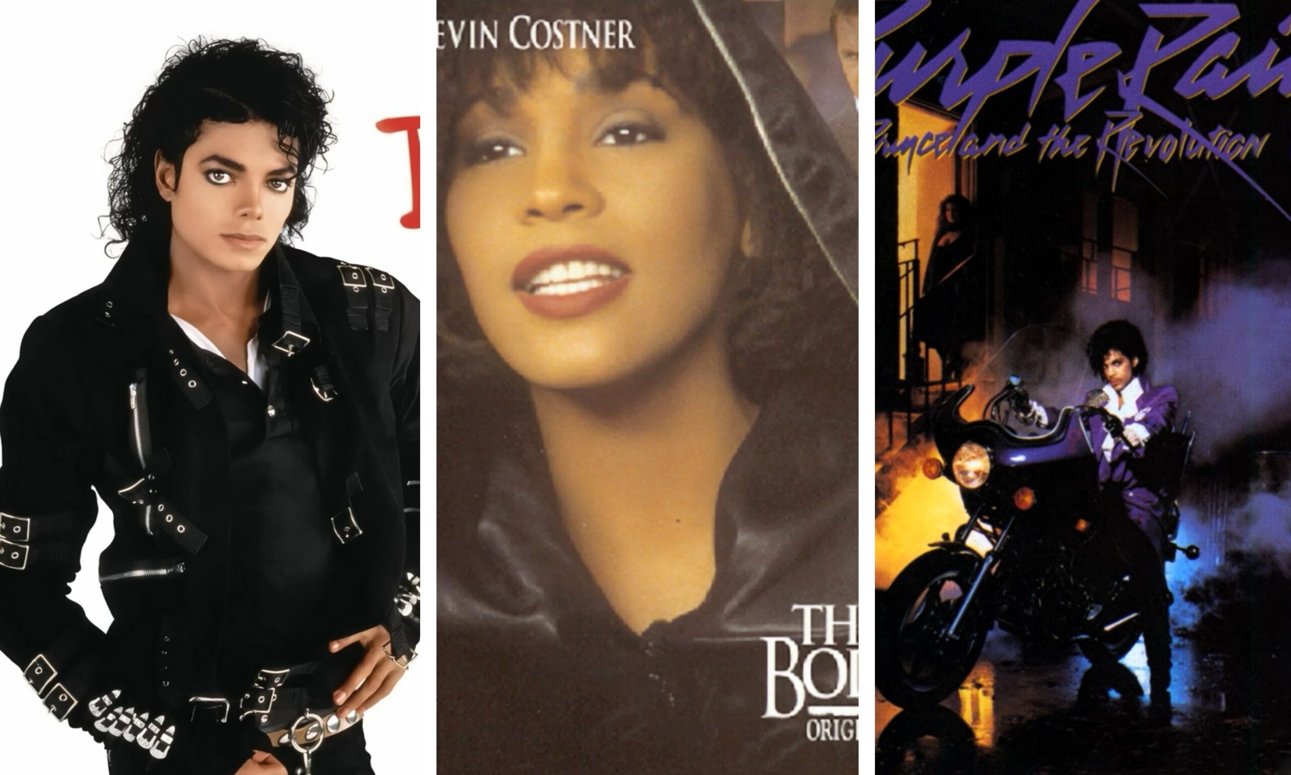 Screenshot: Michael Jackson Collection, Whitney Houston, Prince/YouTube