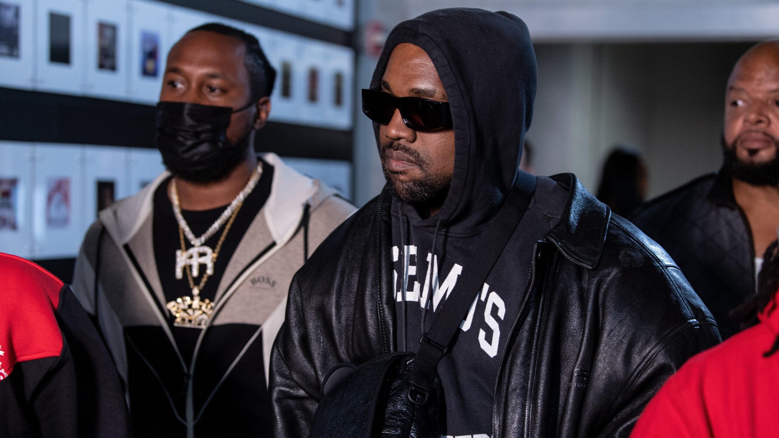 Ye, formerly Kanye West, arrives to the arena for the fight between Jamel Herring and Shakur Stevenson on October 23, 2021 in Atlanta, Georgia. Photo: Getty Images Brandon Magnus