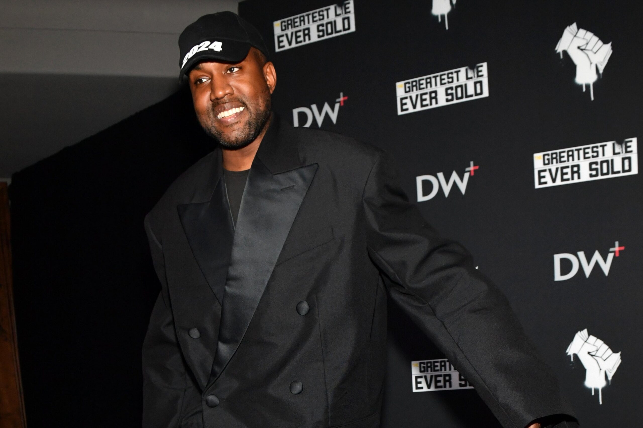 Kanye West attends the “The Greatest Lie Ever Sold” Premiere Screening on October 12, 2022 in Nashville, Tennessee. Photo: Getty Images Jason Davis for DailyWire+
