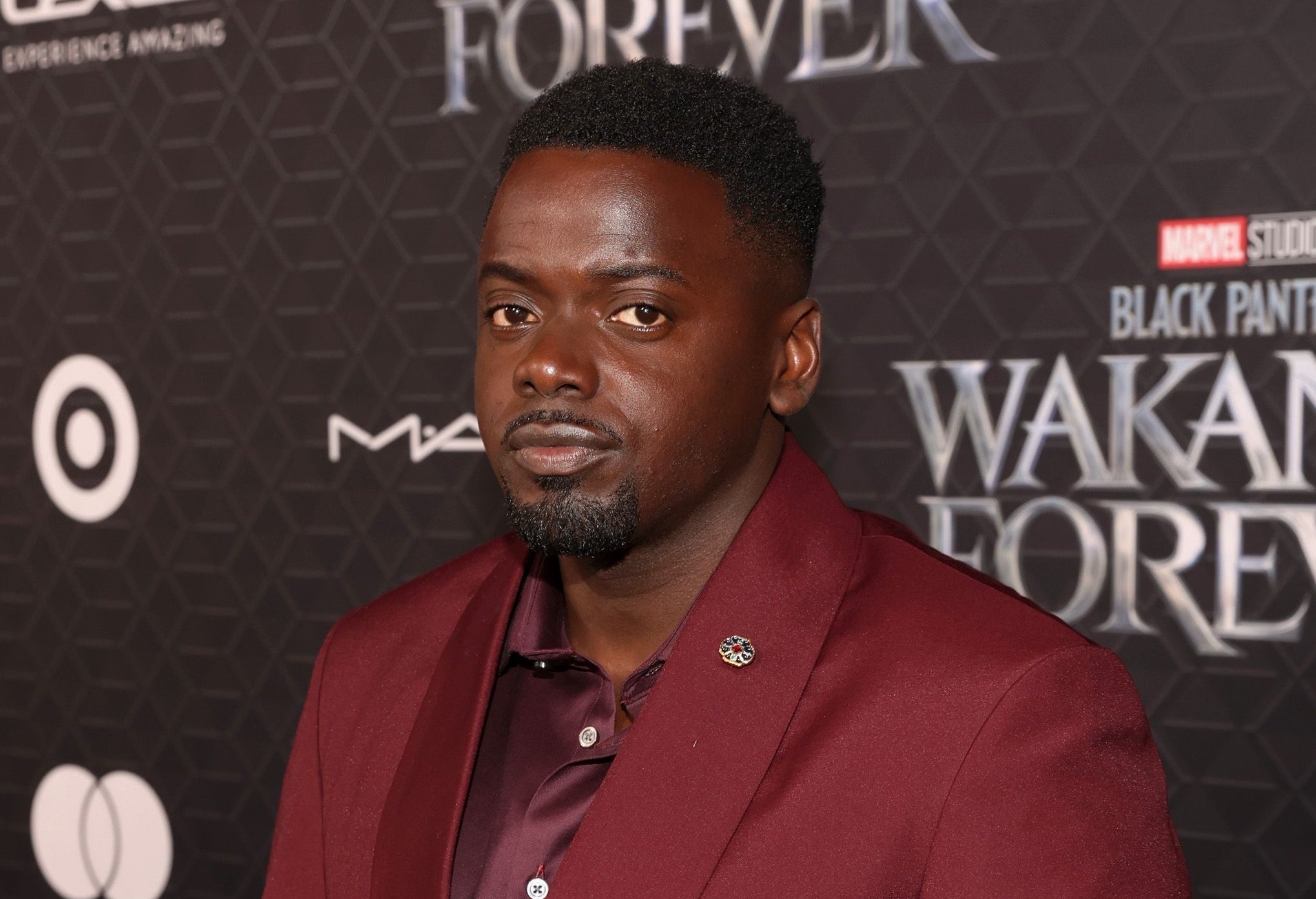Daniel Kaluuya attends the Black Panther: Wakanda Forever World Premiere at the El Capitan Theatre in Hollywood, California on October 26, 2022. (Photo by Jesse Grant/Getty Images for Disney) Photo: Getty Images Jesse Grant