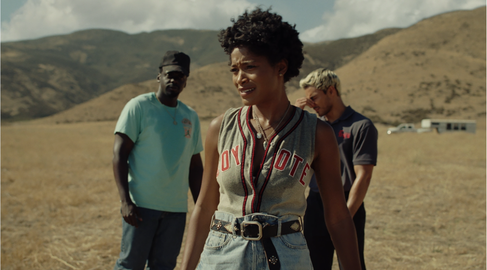 Daniel Kaluuya, Keke Palmer, and Brandon Perea star in Nope. Photo: Courtesy of Universal