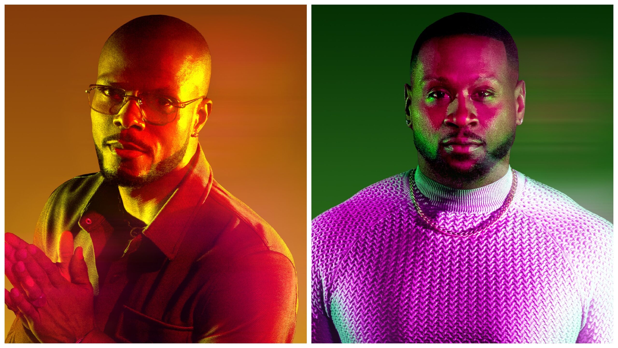 Deji LaRay, left; Thomas Q. Jones. Photo: Courtesy of Bounce TV