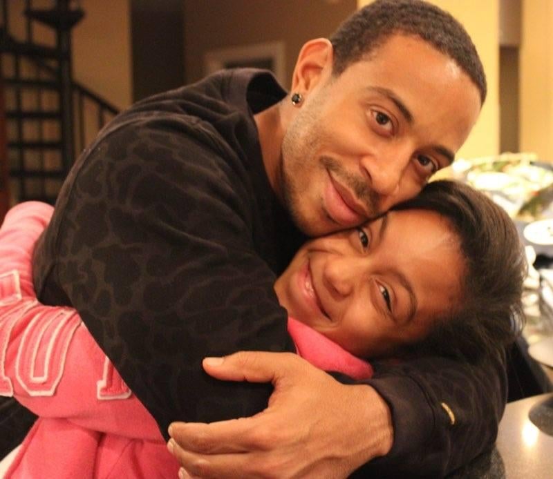 Chris “Ludacris” Bridges and his daughter, Karma, the inspiration behind his animated series, Karma’s World Photo: Chris Bridges