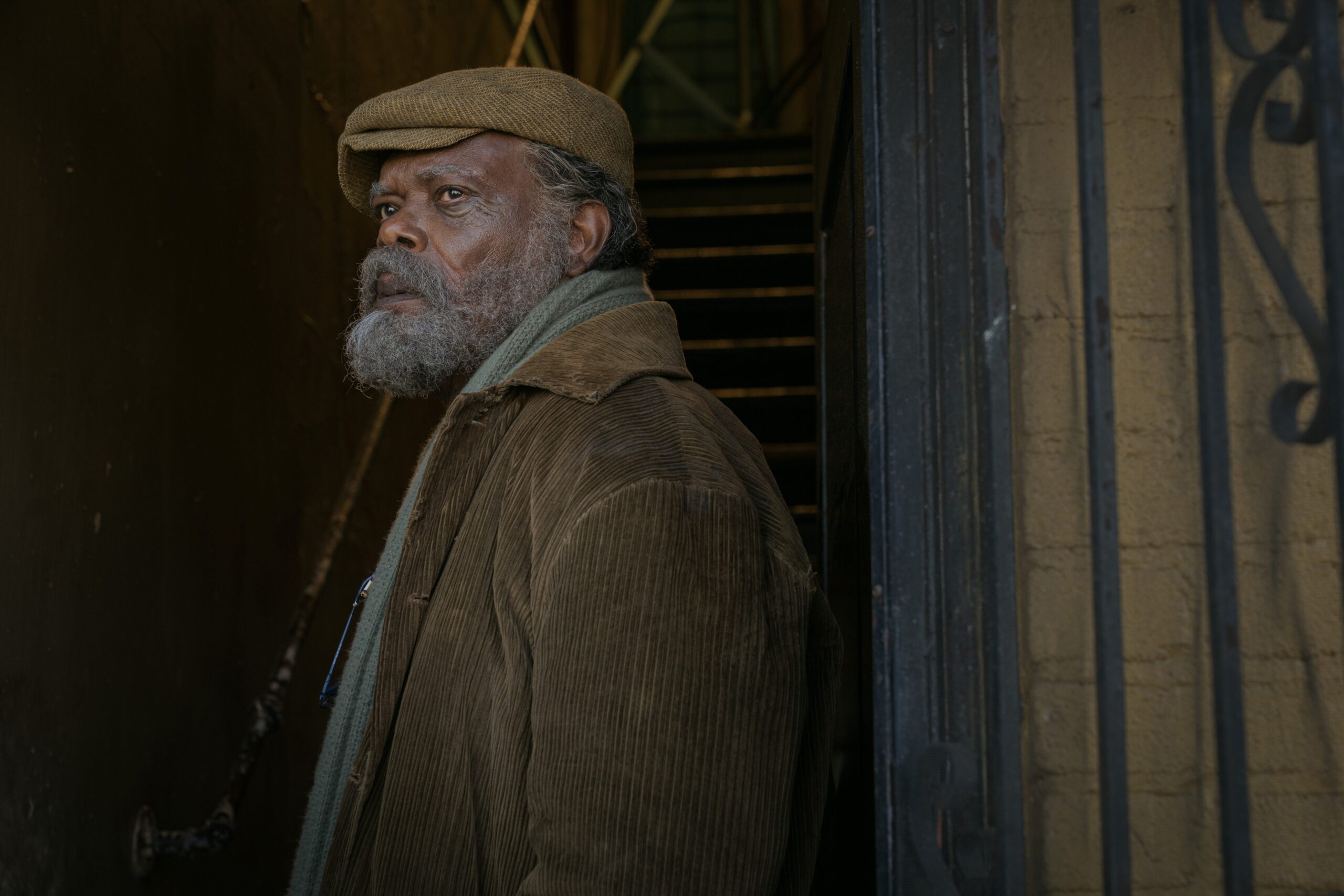 Samuel L. Jackson in “The Last Days of Ptolemy Grey,” premiering globally March 11, 2022 on Apple TV+. Photo: Courtesy of AppleTV+