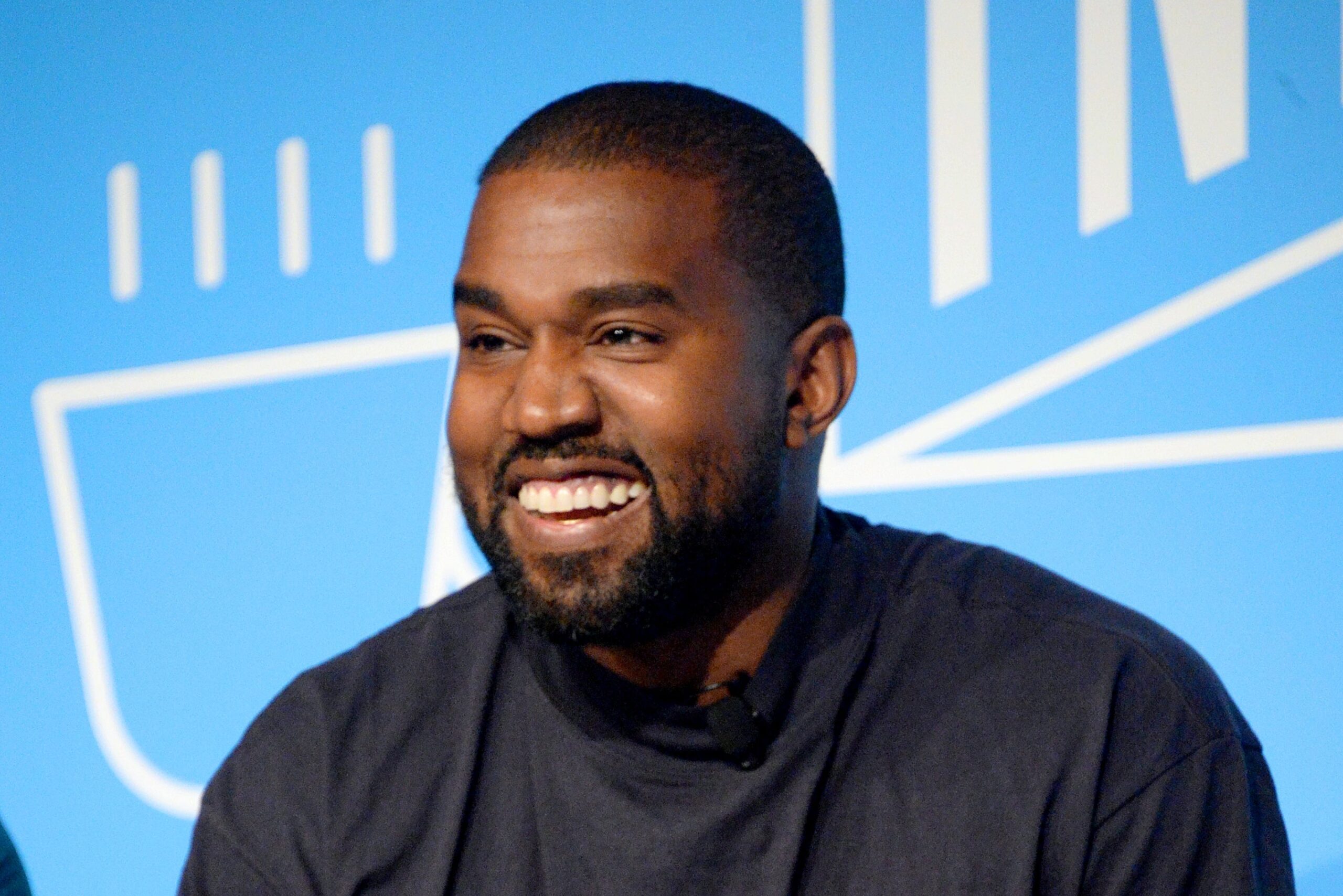 Kanye West speaks on stage at the “Kanye West and Steven Smith in Conversation with Mark Wilson” on November 07, 2019 in New York City. Photo: Getty Images Brad Barket for Fast Company