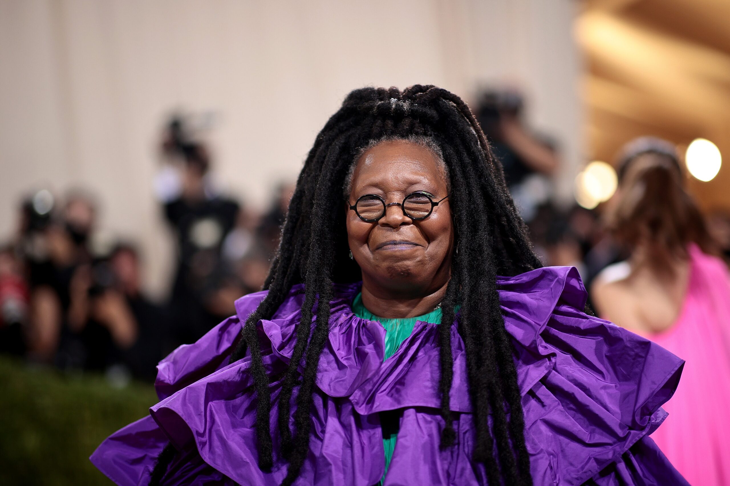 NEW YORK, NEW YORK - SEPTEMBER 13: Whoopi Goldberg attends The 2021 Met Gala Celebrating In America: A Lexicon Of Fashion at Metropolitan Museum of Art on September 13, 2021 in New York City. (Photo by Dimitrios Kambouris/Getty Images for The Met Museum/Vogue ) Photo: Getty Images Dimitrios Kambouris