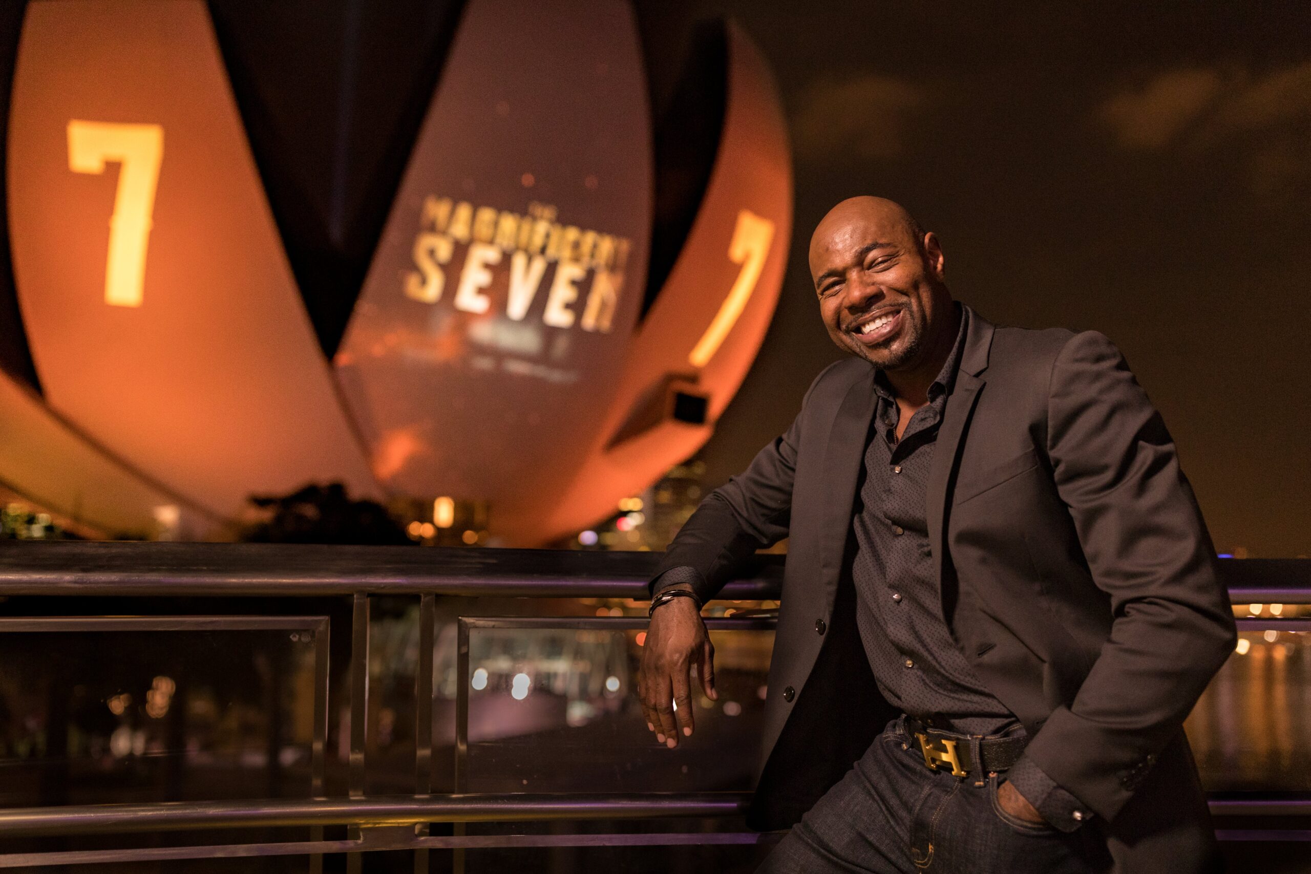 SINGAPORE - JUNE 15: Director Antoine Fuqua poses for a portrait during “The Magnificent Seven” red carpet and photo call at the ArtScience Museum at Marina Bay Sands on June 15, 2016 in Singapore. (Photo by Christopher Polk/Getty Images for Sony) Photo: Getty Images Christopher Polk