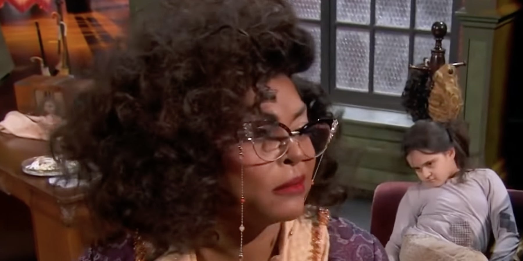 Taraji P. Henson as Miss Hannigan in Annie Live! Screenshot: NBC/YouTube