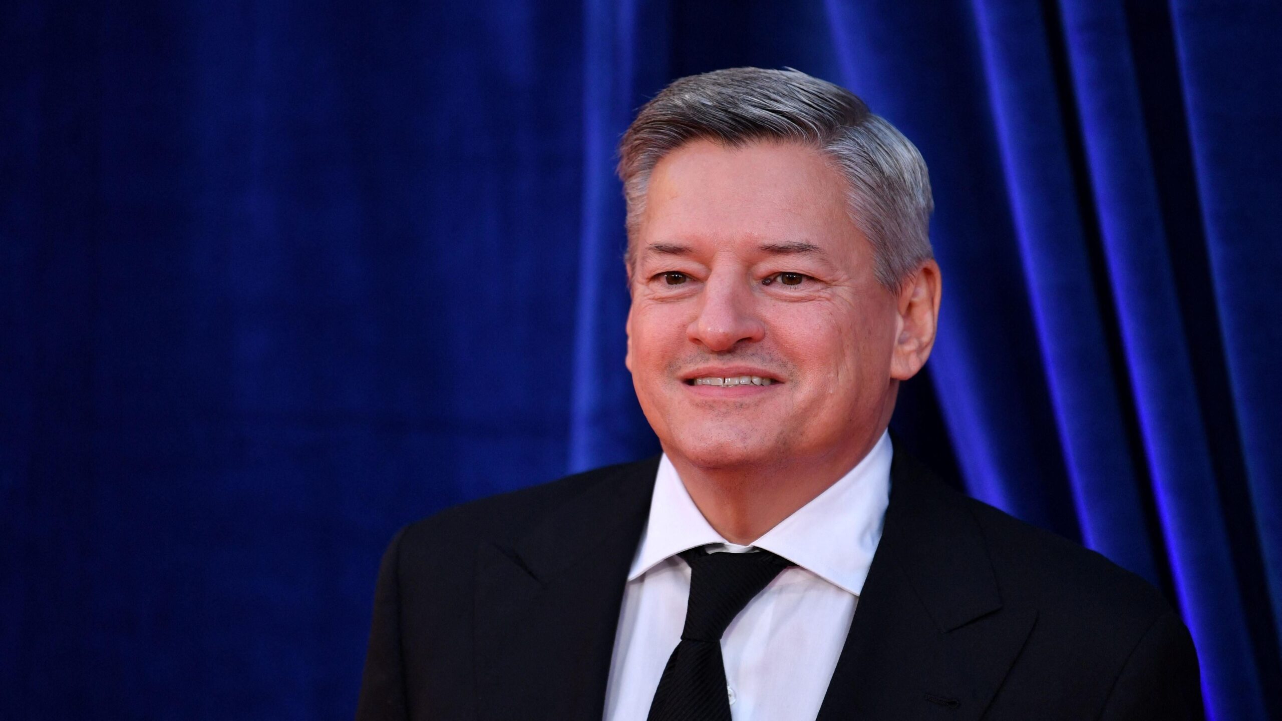 Co-CEO of Netflix, Ted Sarandos poses on the red carpet at the world premiere of the film ‘The Harder They Fall’ at the 2021 BFI London Film Festival in London on October 6, 2021. Photo: Getty Images JUSTIN TALLIS / AFP