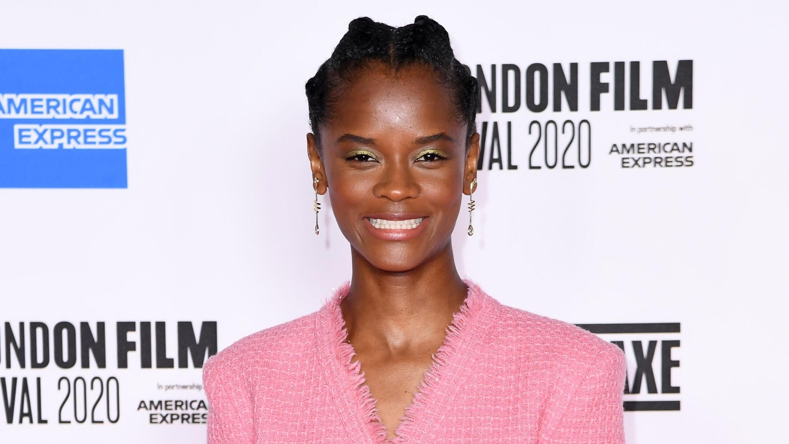 Letitia Wright attends the BFI London Film Festival opening film and premiere of Mangrove at the BFI on October 7, 2020 in London England. Photo: Getty Images Gareth Cattermole for BFI