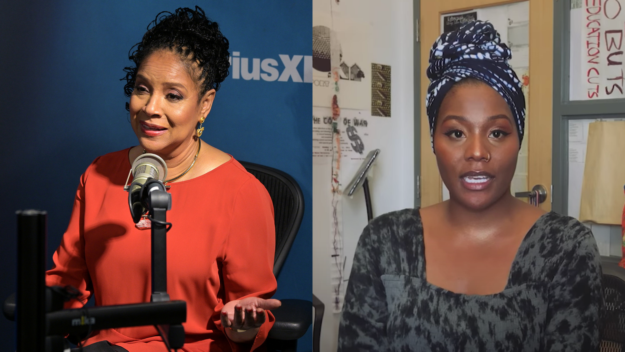 Phylicia Rashad visits SiriusXM Studios on January 13, 2020; Nikyatu Jusu, Shorts Competition: Suicide By Sunlight. Photo: Getty Images Dia Dipasupil