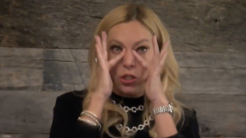 Sutton Stracke in Real Housewives of Beverly Hills (2021) Screenshot: Twitter/Bravo