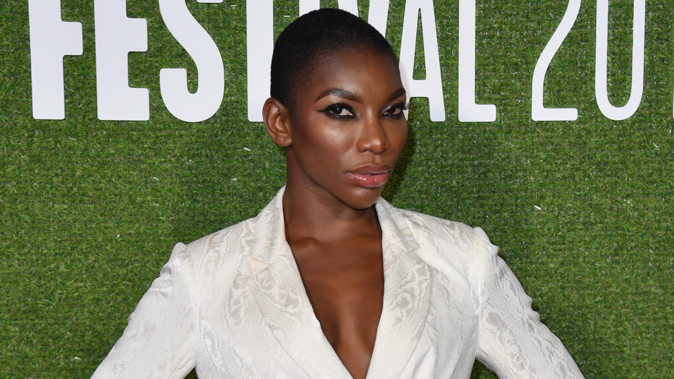 Michaela Coel attends the 62nd BFI London Film Festival on October 12, 2018 in London, England. Photo: Getty Images Gareth Cattermole for BFI