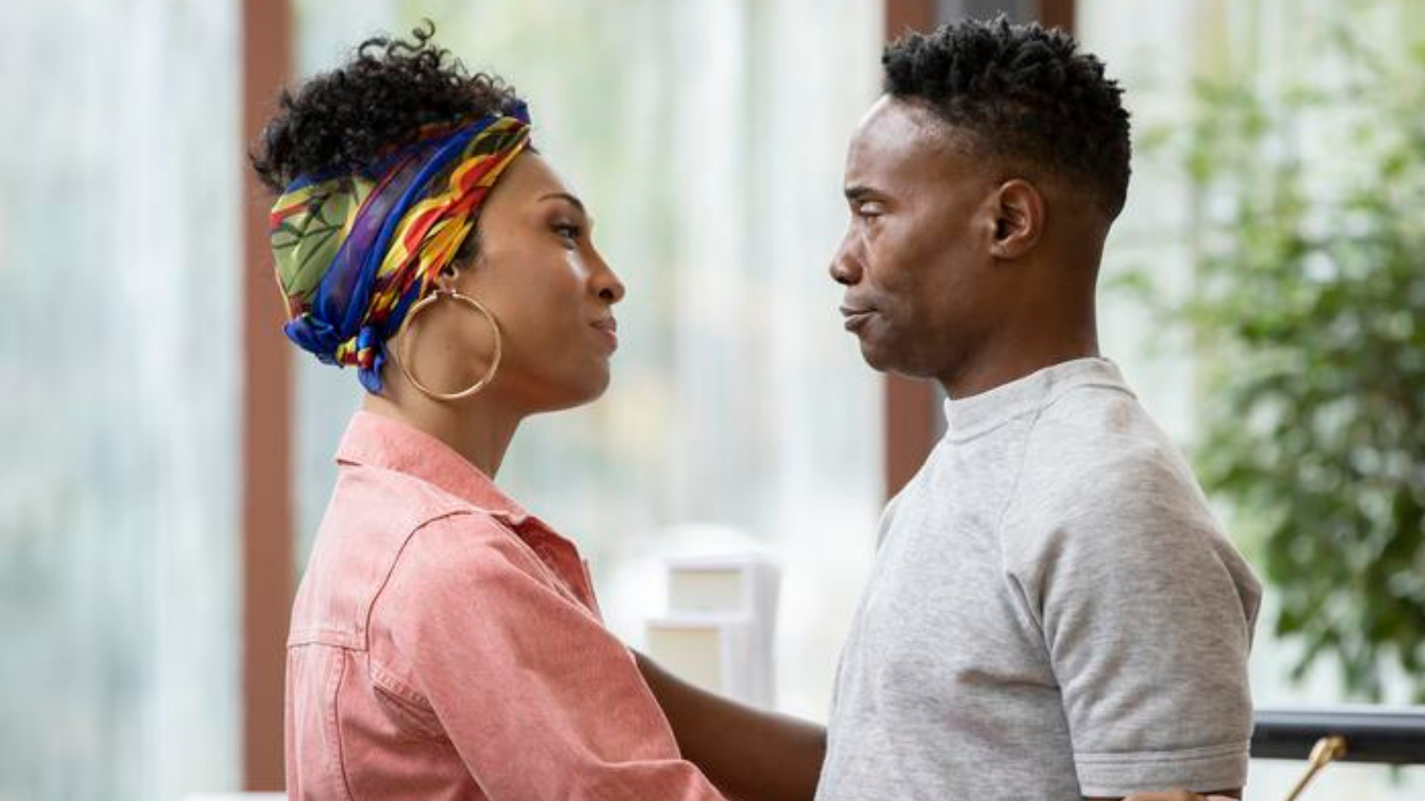 MJ Rodriguez (as Blanca), left, and Billy Porter (as Pray Tell) in Pose Season 3, Episode 2 “Intervention” Photo: Eric Liebowitz/FX