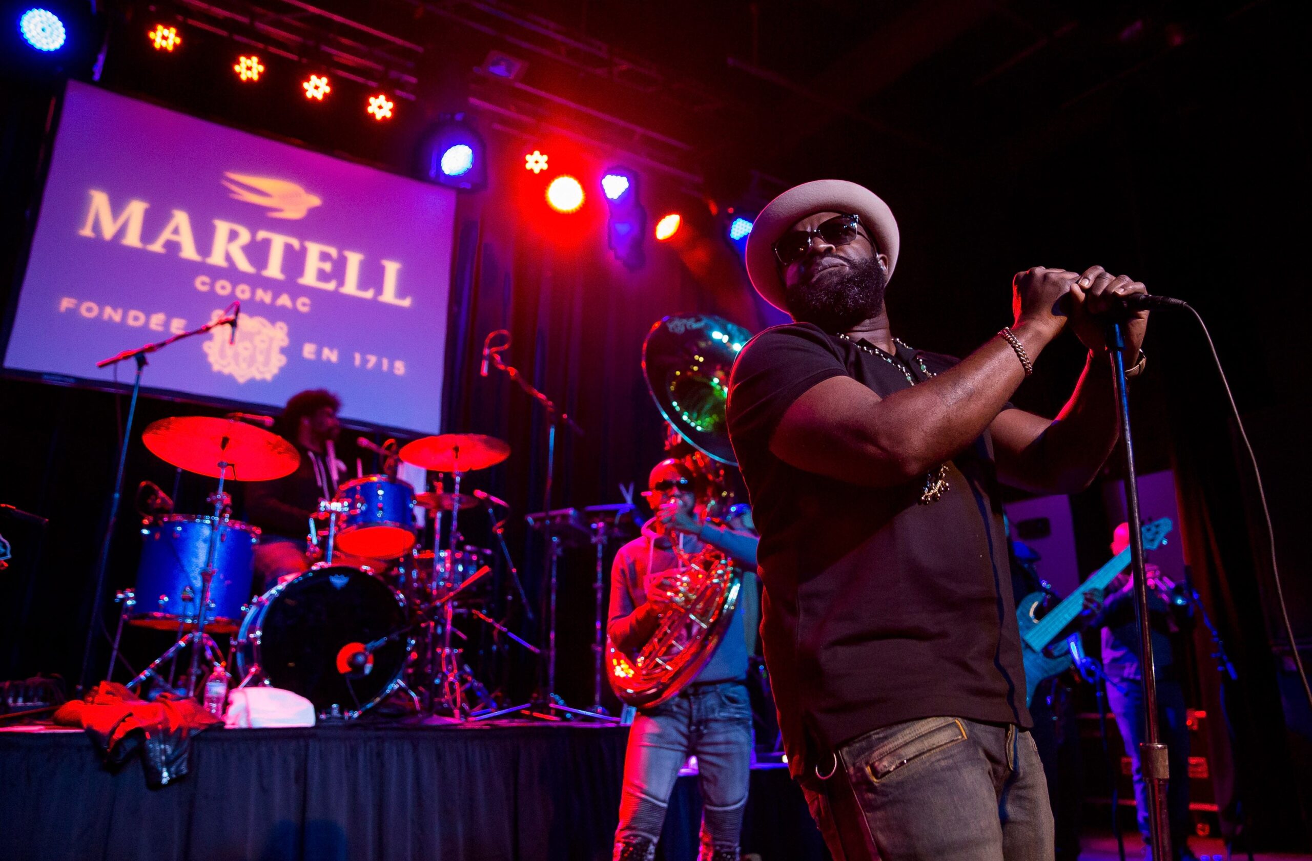 Questlove, left, and Black Thought of The Roots performs during the Martell Vanguard Experience event at Garden Theater on March 9, 2016 in Detroit, Michigan. Photo: Getty Images for Pernod Ricard Scott Legato
